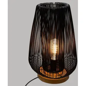 Comparateur de prix : Lampe filaire Noda métal noir H41cm - Atmosphera créateur d'intérieur