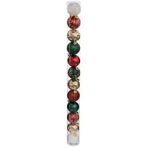 Comparateur de prix : ATMOSPHERA Lot de 12 Boules de Noël Délices des Fêtes 6cm Multicolore