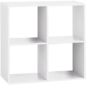 Comparateur de prix : AC-DÉCO Atmosphera - Etagère 4 Cases Mix - P. 32 cm x H. 67,5 cm - Blanc - Mix