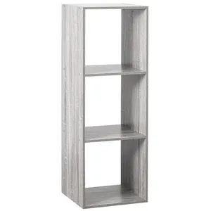 Comparateur de prix : FIVE Atmosphera Etagère Rectangulaire À 3 Cases Mix - H. 100,5 Cm - Gris
