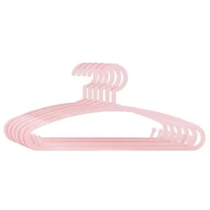 Atmosphera for kids - Lot de 6 Cintres pour Enfant Basique 28cm Rose pas cher