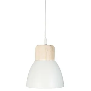 Comparateur de prix : Atmosphera - Suspension métal Desy blanc D15cm créateur d'intérieur