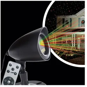 Projecteur laser rouge/vert - Fééric Christmas TUVendu paramazon