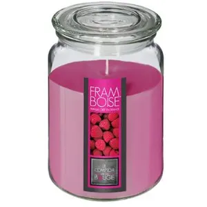 Atmosphera Bougie Parfumée Framboise Pot en verre 510 G