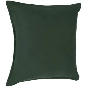 Atmosphera - Coussin desigh Lilou - Vert sapin - 45 x 45 cm - Lilou