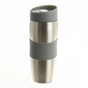 Comparateur de prix : JJA 5 Five - Mug isotherme 0,35 l inox et silicone gris