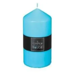 Atmosphera Créateur D'intérieur - Bougie Hugo bleu turquoise 355g pas cher