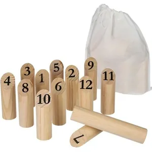 Comparateur de prix : BeToys Jeu De Quille Nordique Lancer Et Adresse 2-4 Joueurs Jeu Educati