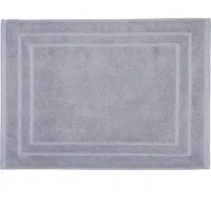 Comparateur de prix : Tapis de bain coton gris taupe 50x70cm Atmosphera Créateur D'intérieur