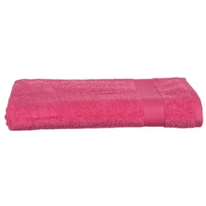 Paris Prix Instant d'O - Drap de Bain Confort 100x150cm Corail pas cher