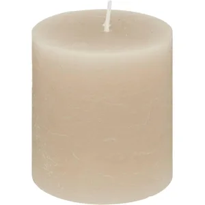 Atmosphera Créateur D'intérieur - Bougie rustique gris taupe 220g pas cher