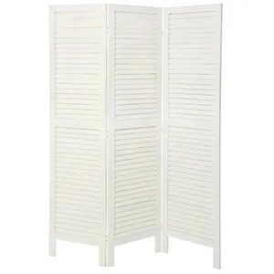 Comparateur de prix : Atmosphera Créateur D'intérieur - Paravent Camila en bois beige H170cm