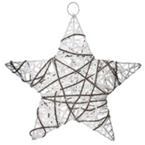 Fééric Lights And Christmas - Etoile de Noël pailletée à suspendre grand modèle
