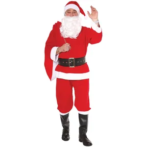 Feeric Lights & Christmas Déguisement Adulte 6 Pièces "Père Noël" 148cm Rouge pas cher