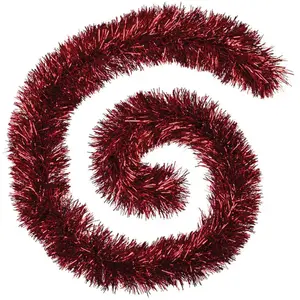Feeric Light & Christmas Guirlande de Noël BOA large 15 cm Rouge Longueur 2 mètres pas cher