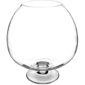 ATMOSPHERA Cloche In Vetro E Legno – Campana Decorativa H 29,5 Cm, Base In Legno Naturale