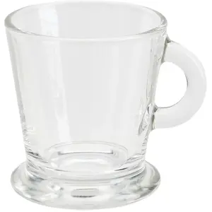 SECRET DE GOURMET - Lot de 4 Tasses Espresso en Verre 8cl pas cher