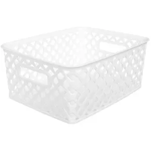 Pp No Name 5five Simply Smart - Panier en plastique 4l folk blanc - 5five