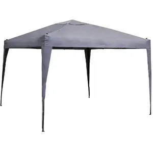 Comparateur de prix : HESPERIDE Hespéride - Tonnelle pliante Easy up - 3 x 3 m - Ardoise