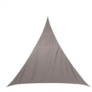 HESPERIDE Voile d'ombrage triangulaire Curacao Taupe - Taupe - Hespéride pas cher