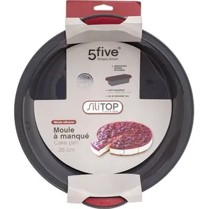 Comparateur de prix : Paris Prix Five Simply Smart - Moule à manqué en silicone silitop gris - 31.5x28.5x5.5 cm T.U
