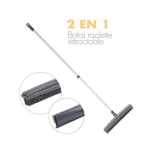 Comparateur de prix : Ac-deco - Balai télescopique caoutchouc - 5five