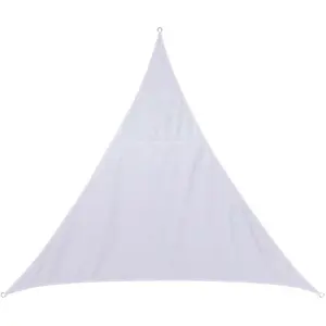 Comparateur de prix : HESPERIDE Voile d'ombrage triangulaire Curacao Blanc - Blanc - Hespéride