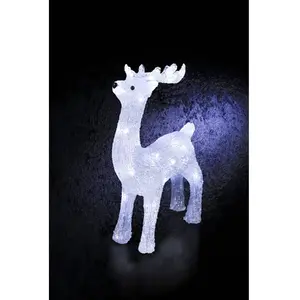 Comparateur de prix : ATMOSPHERA FEERIC LIGHTS & CHRISTMAS - Renne Lumineux extérieur h45cm 40 LED + transfo