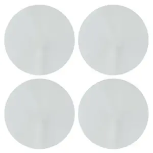Atmosphera Lot de 4 Miroirs adhésifs Ronds en Verre 20 x 20 cm pas cher