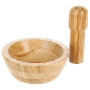 Comparateur de prix : SG Secret de Gourmet Pilon et mortier en bambou
