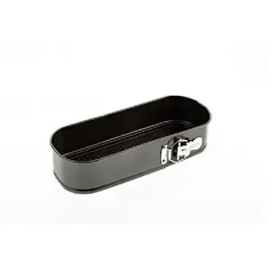 Comparateur de prix : Aucune Moule à cake - FIVE - Démontable - Fond amovible - Acier - 31 cm - Noir