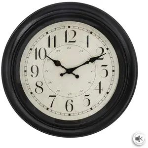 Atmosphera Créateur D'intérieur - Horloge Ilan à moulures D40cm