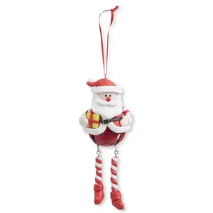 Comparateur de prix : Feeric Lights & Christmas Sujet de Noël Santa "Soir" 15cm Rouge & Blanc