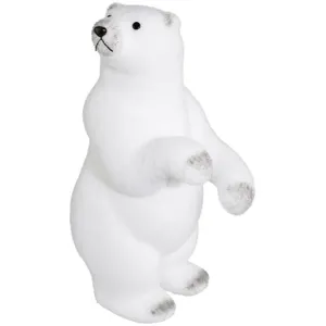 JJA OURS DEBOUT FLOQUE NOEL H46CM pas cher