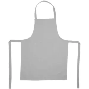Comparateur de prix : Atmosphera Créateur d'intérieur - Tablier de Cuisine Coton 80cm Gris Clair