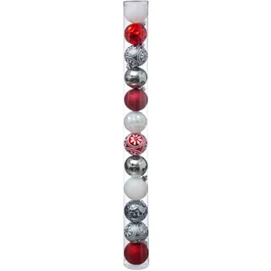 Comparateur de prix : Fééric Lights And Christmas - Kit de déco pour sapin de Noël - 12 Boules
