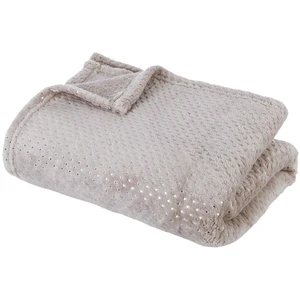 3S. x Home Plaid Strass 125X150 Beige pas cher