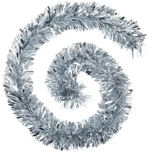 Feeric Light & Christmas Guirlande de Noël BOA large 15 cm Argent Longueur 2 mètres pas cher