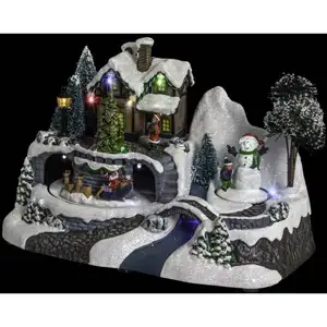 Fééric Lights And Christmas - Village de Noël père Noël et traineau an... pas cher