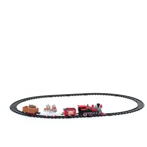 FÉÉRIC LIGHTS AND CHRISTMAS Coffret 16 pièces Train électrique noël - Locomotive , 12 rails et 3 wagons pas cher