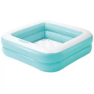 Intex - Pataugeoire carrée rembourrée pas cher