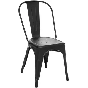 Comparateur de prix : Atmosphera Créateur D'intérieur - Chaise Niko métal noir