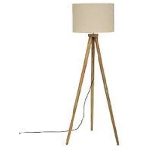 Comparateur de prix : Atmosphera Lampadaire Trépied Olga - Lin - H150 cm