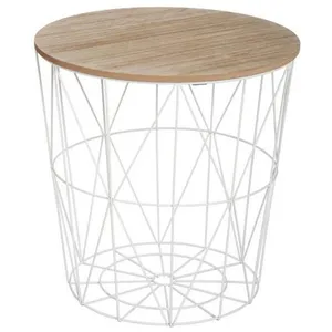 Comparateur de prix : Atmosphera Créateur D'intérieur - Table d appoint Kumi blanc D40cm