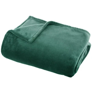 Comparateur de prix : Plaid - flanelle - vert - 130x180 cm - Vert - Atmosphera createur d'interieur