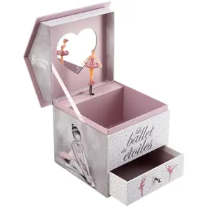 Atmosphera Créateur D'intérieur - Boîte musicale Ballerine rose H16cm pas cher