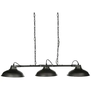 Lustre en métal 3 abats-jour Sorn Esprit Campagne - Atmosphera TU pas cher