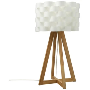 Comparateur de prix : Atmosphera Créateur D'intérieur - Lampe Moki bambou blanc H55cm