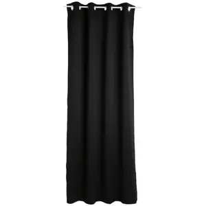 Atmosphera Rideau occultant - 140 x 260 cm - Noir pas cher