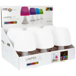 Jardideco - Lampe outdoor Dokk multicolore H28cm - Atmosphera créateur d'intérieur pas cher